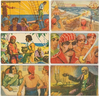 1930s R110 Holloway & Co. "Pirate Treasure" Complete Set (48)
